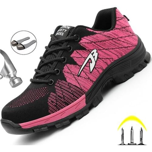 Winter Work Boots Safety Steel Toe Shoes Women Puncture-Proof Workers Sneakers Male Safety Shoes Men Work Shoes Warm Winter Boot