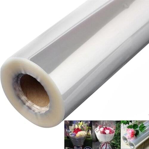 1 Roll Clear Cellophane Wraps For Gift Flower Bouquet Baskets Wrapping Arts And Crafts Supplies Packaging Cellophane