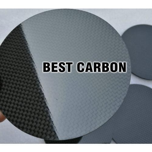FREE SHIPPING 102mm OD ,2mm thickness round 3K plain glossy carbon fiber plate ,carbon fiber sheet , cfk STAB , crp sheet