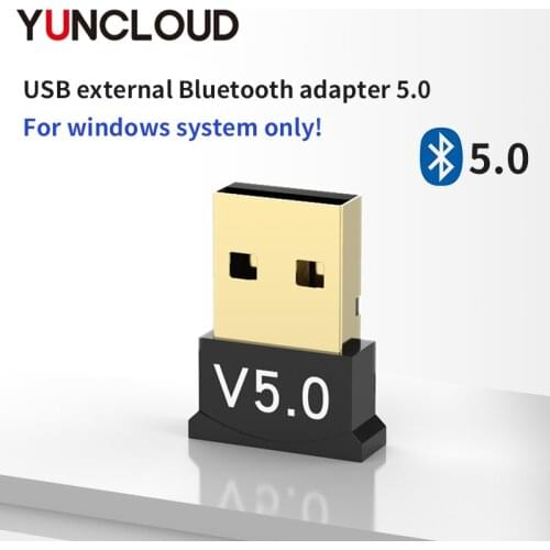 Bluetooth 5.0 Adapter BT Transmitter & Receiver USB-A Audio Dongle Wireless USB Adapter for Computer PC Laptop