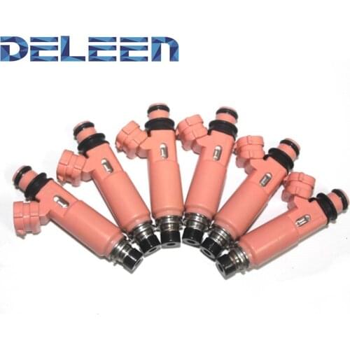 Deleen 6x 23250-20030 Fuel Injector for Toyota Highlander Solara Sienna Lexus ES330 3.3 Car Accessories