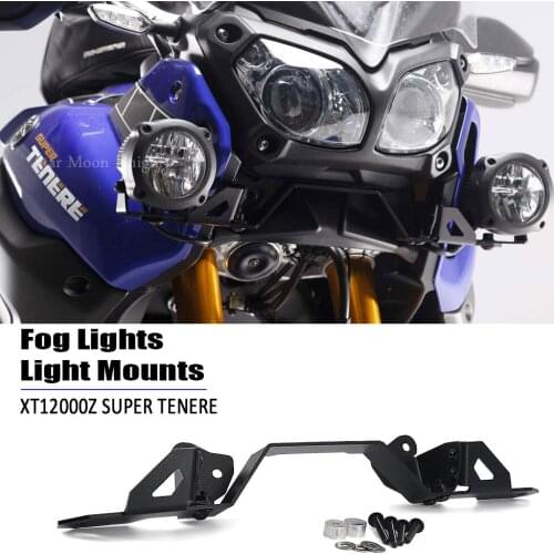 For Yamaha XT1200Z XTZ 1200 Super Tenere 2014 - Fog Lights Spot Light Holder Auxiliary Bracket Light Mounts Spotlight Bracket