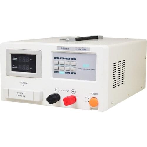 PS3060 constant current regulator power supply Laboratory power supply 30V 60A Transformer 220v 12v