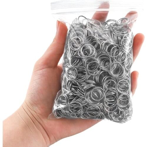 1050pcs Stainless Steel Open Jump Rings Jewelry Making Connectors Split Rings Accessories for Diy Jewelry Findings Supplies