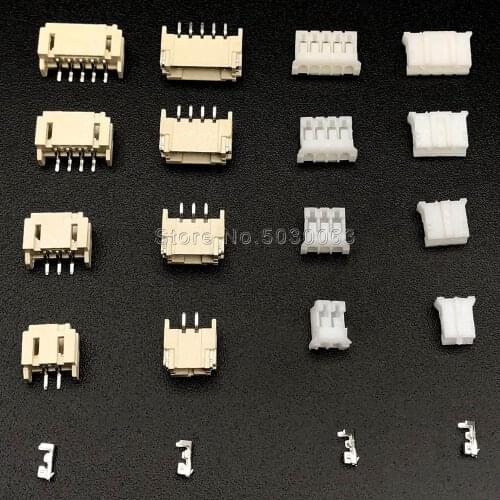 Sets Horizontal SMD Socket PH2.0 2.0mm Pitch Wire Connectors 2/3/4/5/6/7/8/9/10P Terminal Kit/Housing/Pin Header Adaptor Kits
