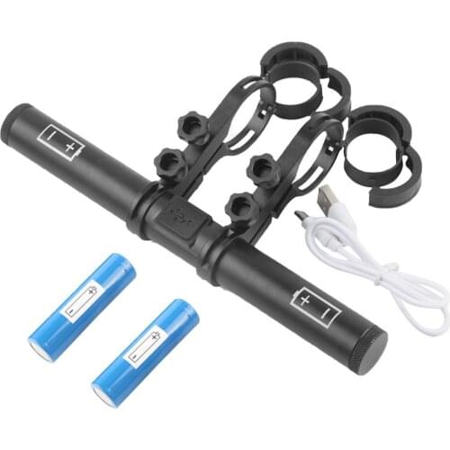 New USB Bicycle Handlebar Extender Rechargeable Aluminum Alloy Bracket For MTB Mountain Bike Speedometer Headlight Phone Holder