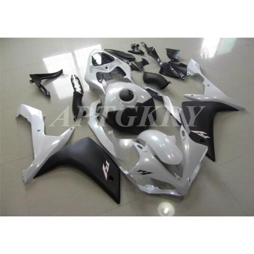 New ABS Plastic Shell Motorcycle Fairing kit Fit For YAMAHA YZF R1 2007 2008 YZF-R1 YZF 1000R Black White