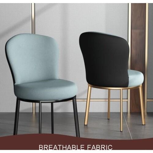 Light Luxury Dinning Chair Home Furniture Backrest Bedroom Dining Chair 의자 cadeiras de espera Home Dinning Chairs стул