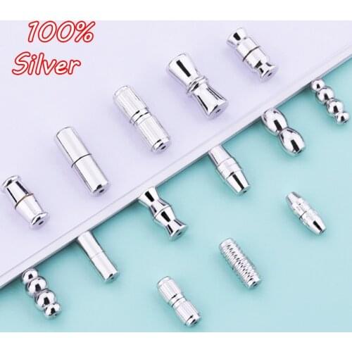 925 sterling silver Color DIY jewelry pendant buckle bracelet buckle accessories fashion jewelry production