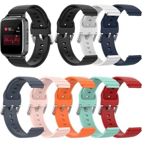 Sport Silicone Straps For Xiaomi Haylou Solar LS01 Watch Willful IP68 ID205 Smart Bands Replacement Sport Watchband High Quality
