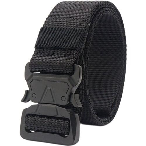 Outdoor Tactical Belt Corrugated Enhanced Nylon Hunting Accessories Army Military Tactical Gear Heavy Duty Waistband Hook