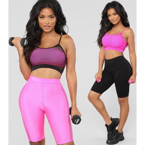 Women Casual Solid Stretch Shorts 2019 NEW Women Summer Casual Skinny Elastic High Waist Shorts Hot Shorts