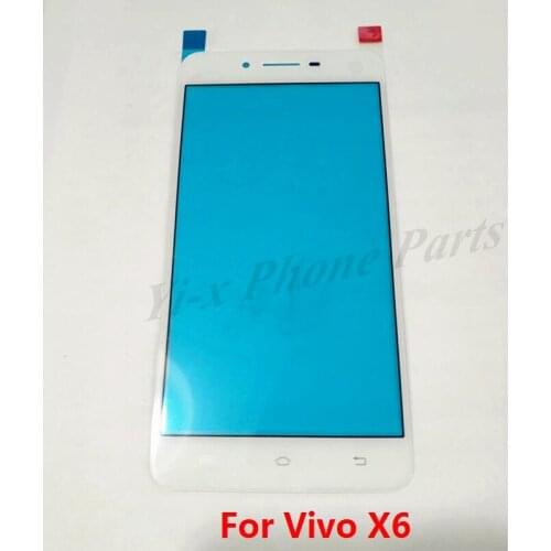 1PCS White Black For Vivo X6 Front Glass Touch Screen Panel Mobile Phone Replacement Parts