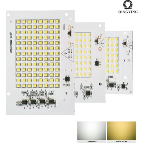 1pcs Led Lamp 10W 20W 30W 50W 100W Smart IC Floodlight COB Chip SMD 2835 5730 Outdoor Long Service Time DIY Lighting In 220V