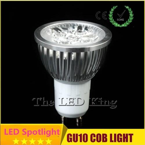 1X Ultra Bright GU5.3 dimmable 12W GU10 LED Bulbs Spotlight 85-240V High Power gu 10 led Lamp Day White MR16 LED SPOT Light 12V