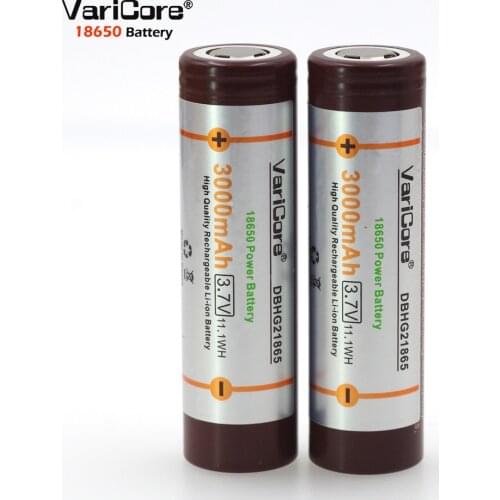 2pcs. 100% Original 18650HG2 3000 mAh 3.6 V 18650 lithium continuous discharge 20A dedicated electronic special battery