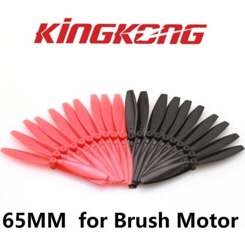 20pcs/lot Kingkong 65mm Blade Propeller Prop For 720 8520 Brush Coreless Motor DIY KIngkong Q100 Micro Quadcopter (10 Pairs )