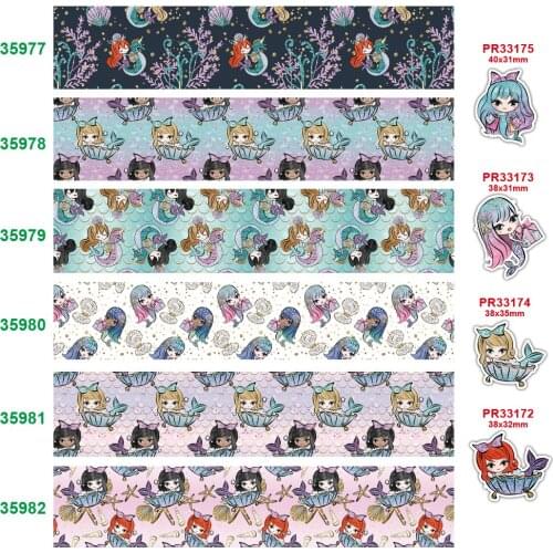 3 inch ribbon printed grosgrain flower ribbon 35977