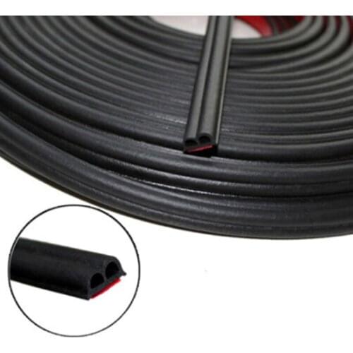 5M Automotive Rubber Seal Strip Sticker B Shape for Volkswagen VW Golf 4 6 7 GTI Tiguan Passat B5 B6 B7 CC Jetta MK5 MK6 Polo
