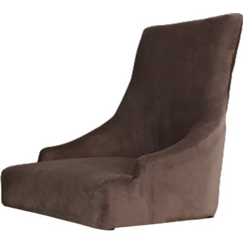 Velvet Dining Slipcover Stretch Cover For Armchair Sofa Couch Living Room Single Seater Furniture Elastic Couch Adaptable