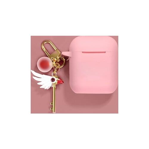 For Xiaomi Air 2 Case For Xiaomi Airdots Pro 2 2s /Air 2 Mi True Wireless Earphone Case cute silicon Case with Keychain