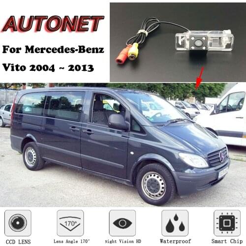 AUTONET Backup Rear View camera For Mercedes-Benz Vito 2004 2005 2006 2007 2008 2009 2010~2013 Night Vision/license plate camera