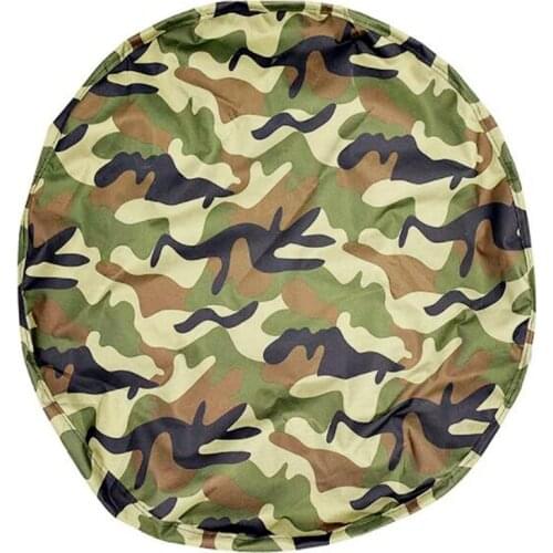 1Pcs Car 14", 15",16" ,17'' inch Spare Tire Cover PVC PU Tyre Wheel Valve Covers For Green Camouflage Cars Accessories