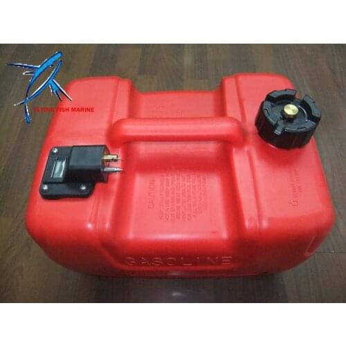 Boat Motor 12L Fuel Tank assembly for Yamaha / Hidea / Powertec Outboard Motor, with fuel cap and fuel gauge