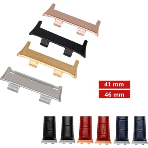 2pcs metal watch Adapter For OPPO Smart watch band 41MM/46MM stainless steel Connector for OPPO 41 mm 46 mm accessories