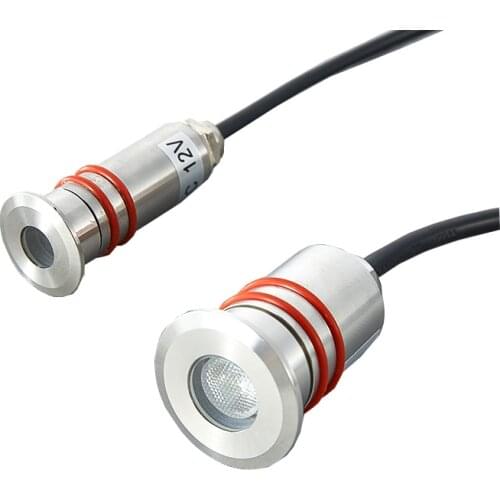 1W Mini LED Underground Light IP67 Waterproof Inground Lamp 12V Outdoor Ground Spot Landscape Garden Deck Stair Buried Stainless