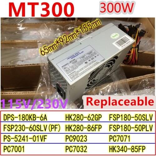 New Power Supply For Lenovo 300W MT300 DPS-180KB-6A HK280-62GP FSP180-50SLV FSP230-60SLV PC9023 PC7071 PC7001 PC7032 HK340-85FP
