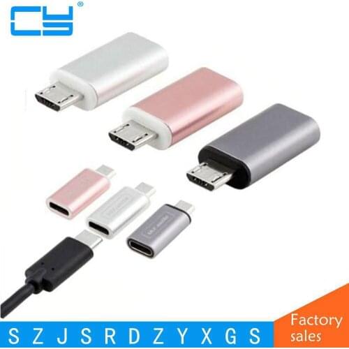 USB-C Female to Micro USB Male Adapter USB Type-c TO Micro USB Connector for Android Smart Phone 3A Fast Charging Output For