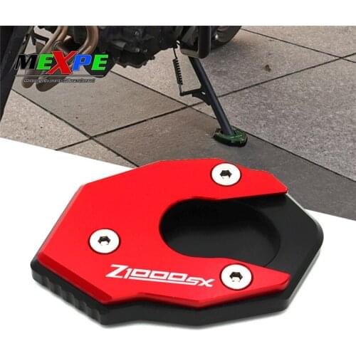 Suitable for Kawasaki Z1000SX Z1000 CNC aluminum alloy motorcycle side brace enlarged and widened parking foot pad side car foot