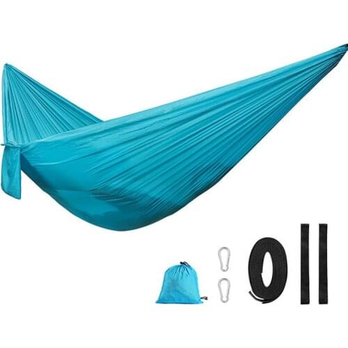 Portable Hammock Camping Hanging Chair Leisure Outdoor Equipment Hanging Chair Nylon Fabric Leisure Mat Swing Bed Hiking Camping