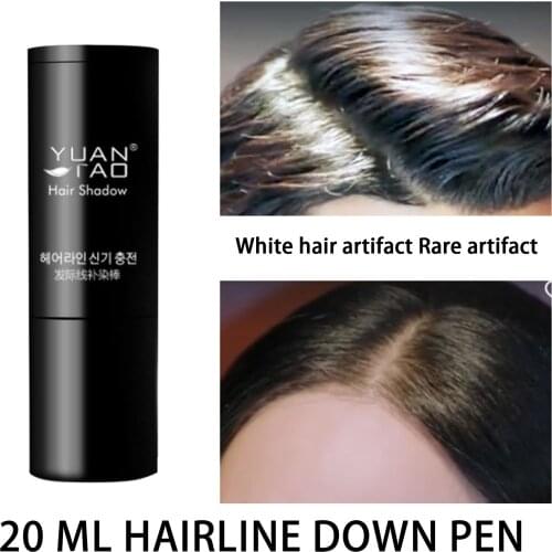 3 Colors Hair Line Powder Waterproof Hair Shadow Powder Control Hair Edge With Hair Makeup Puff Cover Concealer