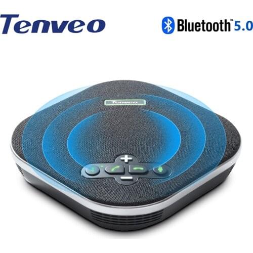 TEVO-NA200 Series USB Bluetooth Conference Speaker Wireless Microphone 5M(16.4ft) Pick Up Radius Speaker for Mobile Phones PC TV