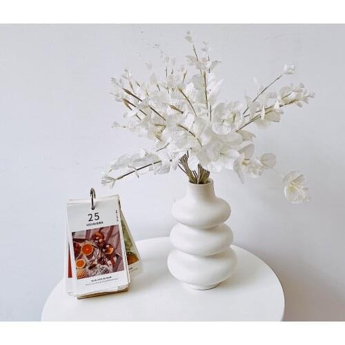 Special shape circle vase flower web celebrity INS Nordic modern simple creative modern flower model home furnishings