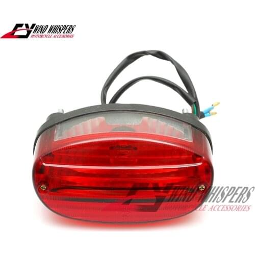 Motorcycle Tail Brake Light Taillight For Kawasaki ZR250 Balius For Yamaha Drag Star 400 DS 400