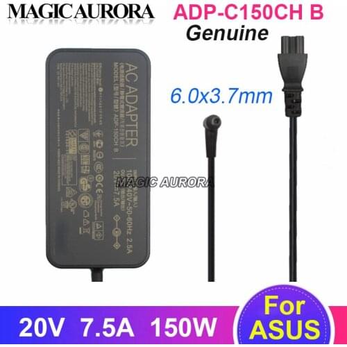 150W ADP-150CH B 20V 7.5A AC Adapter Laptop Charger For ASUS FX95G/D FX95GT FX505 FX505D FX505DT FX505DU Power Supply 6.0x3.7mm