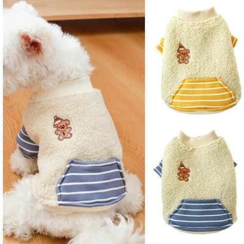 Small Dog Hoodie Coat Winter Warm Fleece Pet Coat Jacket for Chihuahua Sweatshirt Puppy Cat Pullover Dog Pet Clothing Outfits