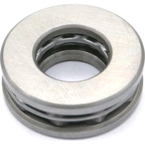 1)51100 10x24x9mm Axial Ball Thrust Bearing Set(2 Steel Races + 1 Cage) ABEC-1