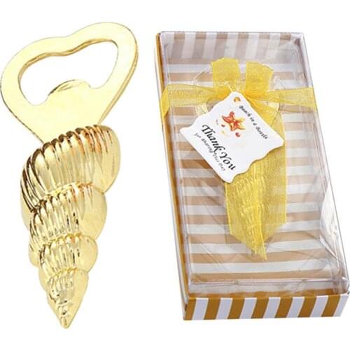 Kapmore 1pc Bottle Opener Heart Conch Alloy Beer Bottle Opener Beer Cap Opener Party Favor Bar Tool Accessories