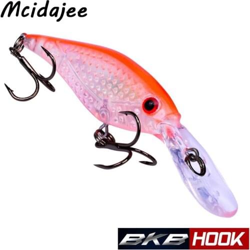 1PC Fishing Crank Bait Artificial Minnow Lures 4.5g-0.16oz Fishing Lures 8.2cm-3.23" Crankbait Wobbler Carp Fishing Tackle