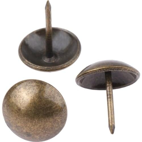 16*20mm Nail Antique Bronze Upholstery Nails Tacks Furniture Nails Pins for Furniture Sofa Headboards 20pcs