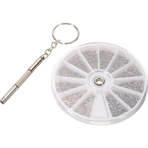 600pcs/set Assorted Screws For Watch Clock Eye Glasses Watchmaker Repair Parts Tool Screws/Screwdriver