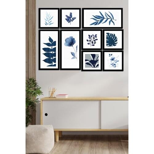 9 piece Frame Looking Mdf Table Decorative Wall Decoration Solid Gift Photo Printed Table Quality Printing Wall Decoration