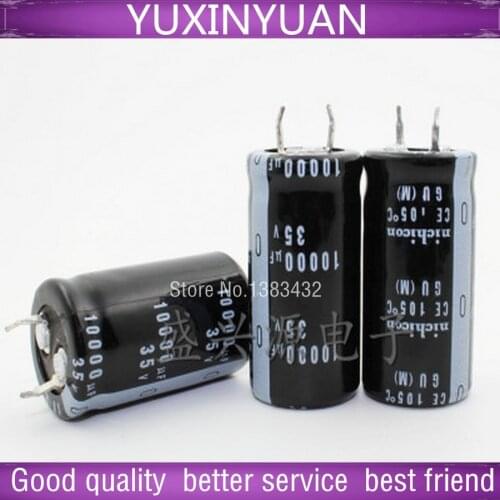 2PCS/lot motherboard aluminium electrolytic capacitors 10000uf / 35v 22x40mm into 22 * 40 mm AliExpress