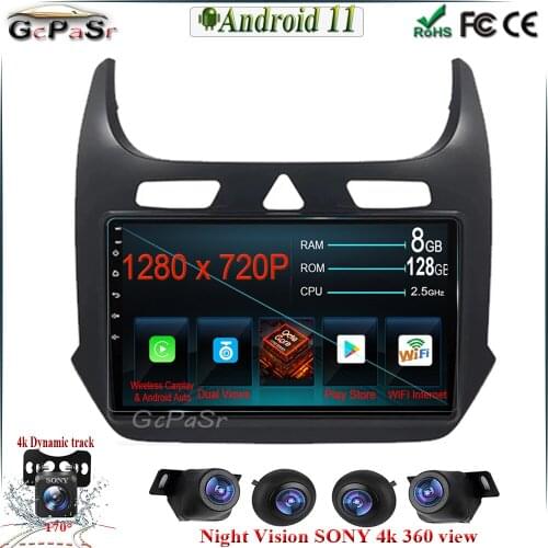 Android 11 6G+128G CARPLAY Car Radio Player For Chevrolet Cobalt 2 2011 - 2018 Car Radio Multimedia Video Player Navigation GPS