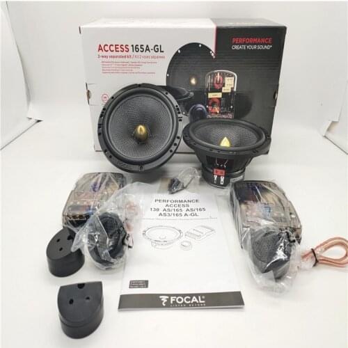 Free Shipping 1Set Focal Access 165A-GL Car Speaker Max 120W 2-Way Separated Kit Performance Component Hi Quality Made In France