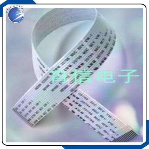 Free shipping 20pcs FFC Flexible Flat Cable 20624 80C 60V VW-1 0.5MM 12pin 12P 80MM 8CM Same direction Electrical Wires